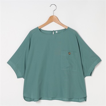 ポケ付ドルマンTブラウス レディス Merrish Days(メリッシュデイズ)  DA261LJ340(ミドリ-M)