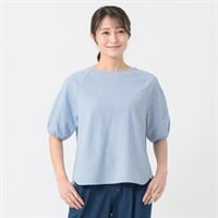 サッカーランタンスリーブプルオーバー レディス ESSEME(エシーム) AE261HY346(ウスアオ-M)