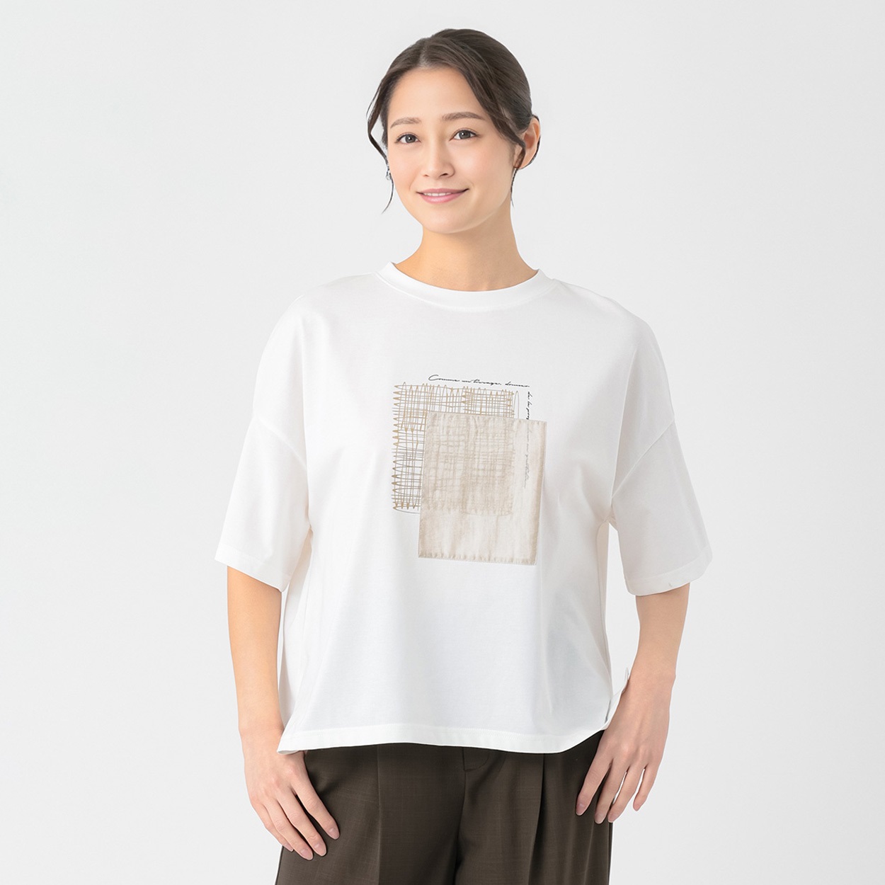 ドルマンTシャツ レディス ESSEME(エシーム) S58-14740 | イオン 