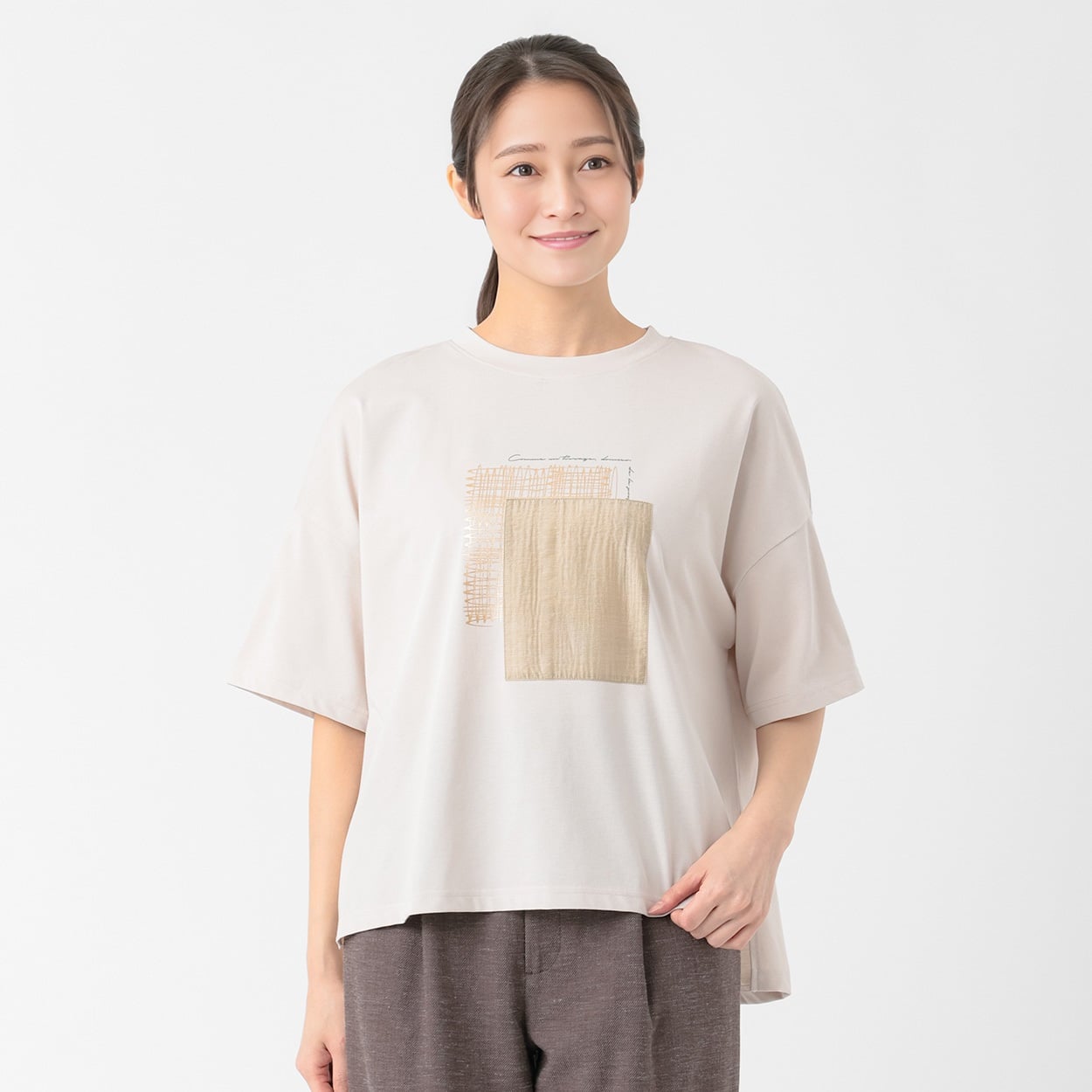 ドルマンTシャツ レディス ESSEME(エシーム) S58-14740 | イオン