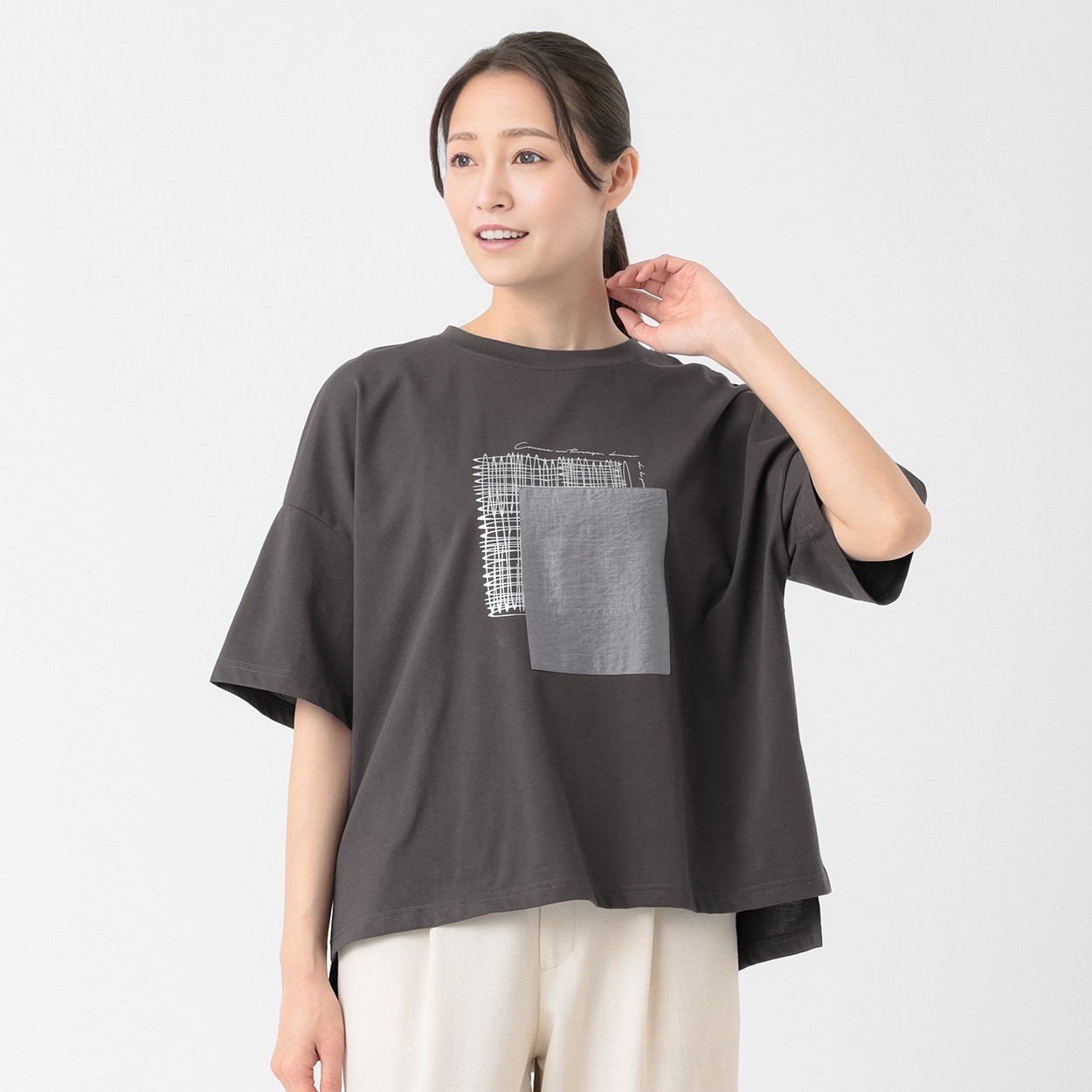 ドルマンTシャツ レディス ESSEME(エシーム) S58-14740 | イオン