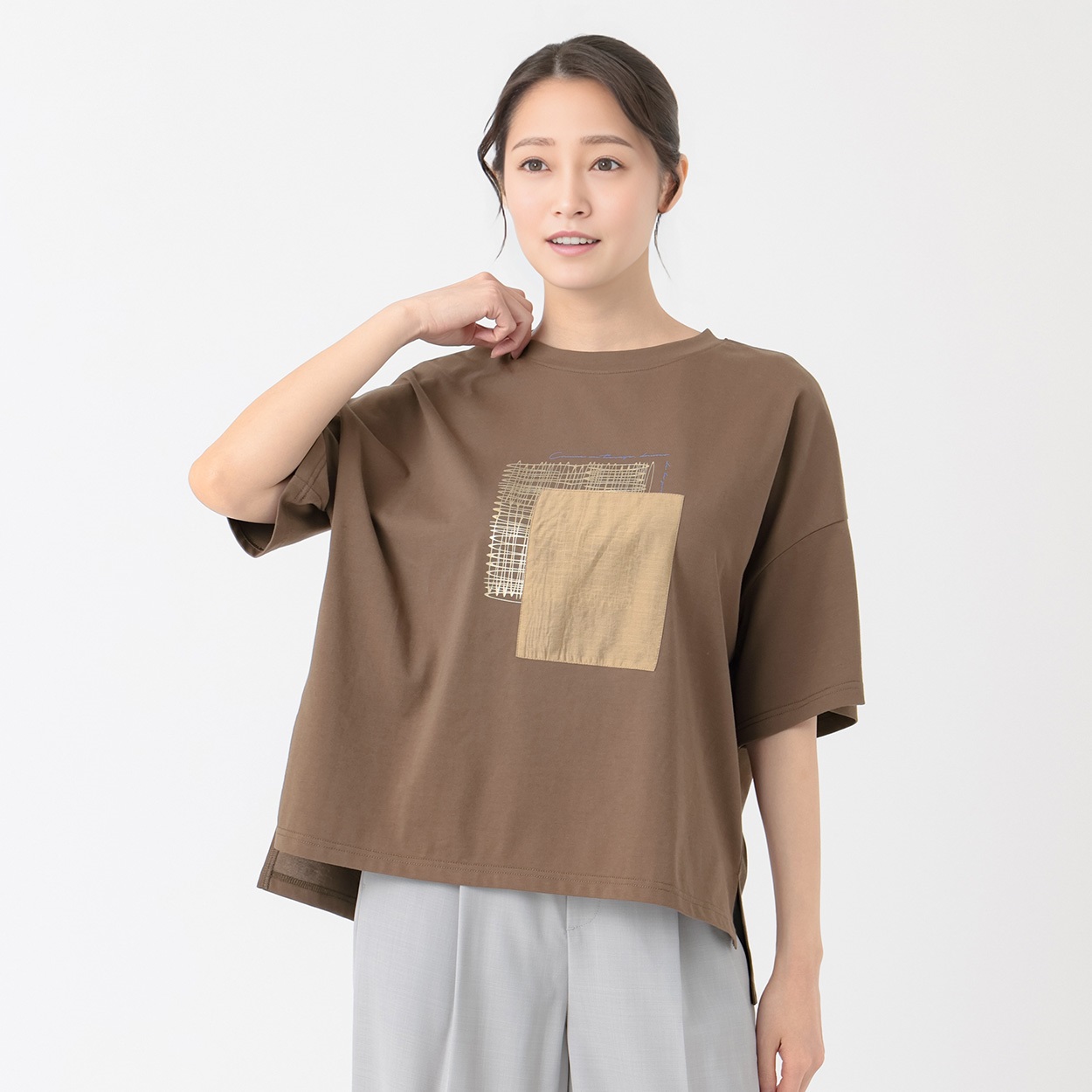 ドルマンTシャツ レディス ESSEME(エシーム) S58-14740 | イオン
