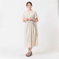 サイドリボンラップワンピース レディス ESSEME(エシーム) 391858-MK(アイボリー-M)