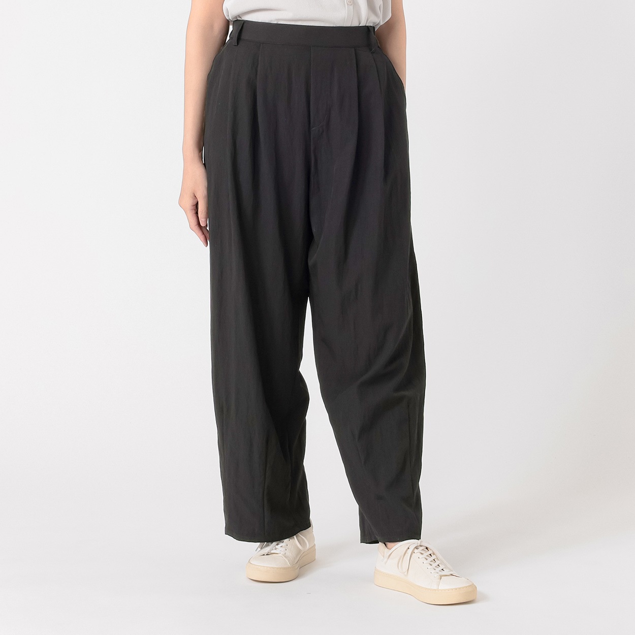 コクーンパンツ レディス ESSEME(エシーム) 391862-MK(クロ-L)