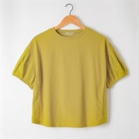 袖脇レース切替プルオーバー レディス ESSEME(エシーム) 363163(マスタード-M)