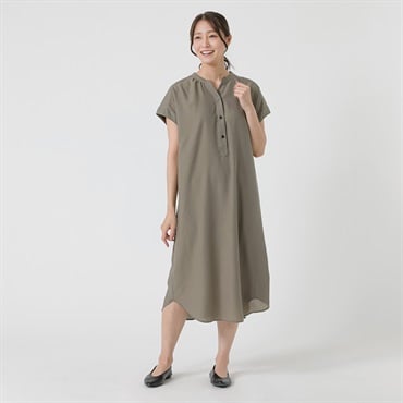 スキッパードルマンワンピース レディス ESSEME(エシーム) AE261LJ364(ミドリ-M)