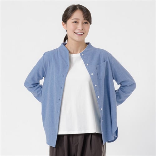 起毛ボトルネックシャツ レディス ESSEME(エシーム) 71276-6E