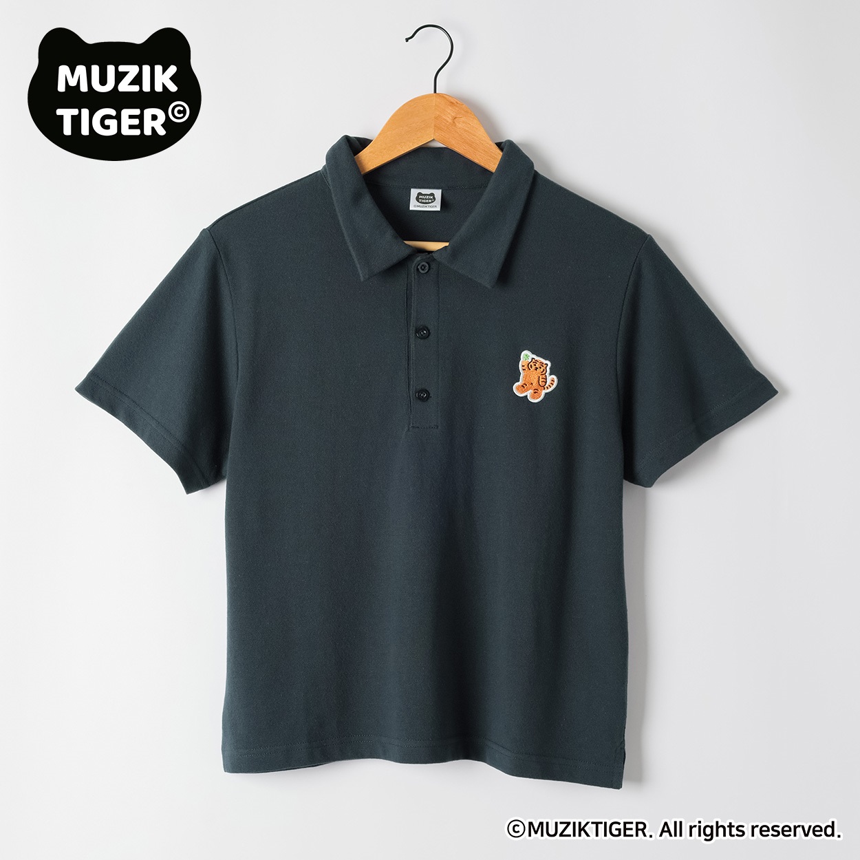 MUZIK TIGER ポロシャツ レディス ESSEME(エシーム) ESM26M056-TS(コイアオ-L)