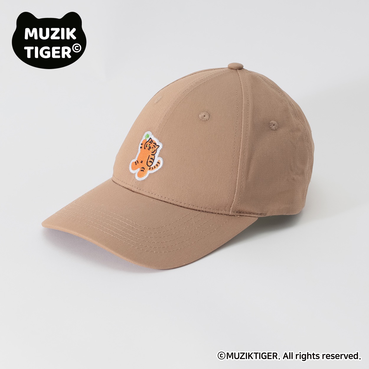MUZIK TIGER 刺繍キャップ レディス ESSEME(エシーム) ESM26M058-TS(ウスチャ-ﾌﾘｰ)