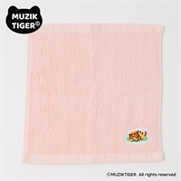 MUZIK TIGER 刺繍ハンカチ レディス ESSEME(エシーム) ESM26M061-TS(ウスアカ-ﾌﾘｰ)