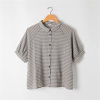 ラグラン丸襟ブラウス レディス Merrish Days(メリッシュ デイズ) DA261LJ365(アイボリー-M)
