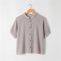 ラグラン丸襟ブラウス レディス Merrish Days(メリッシュ デイズ) DA261LJ365(コイチャ-M)