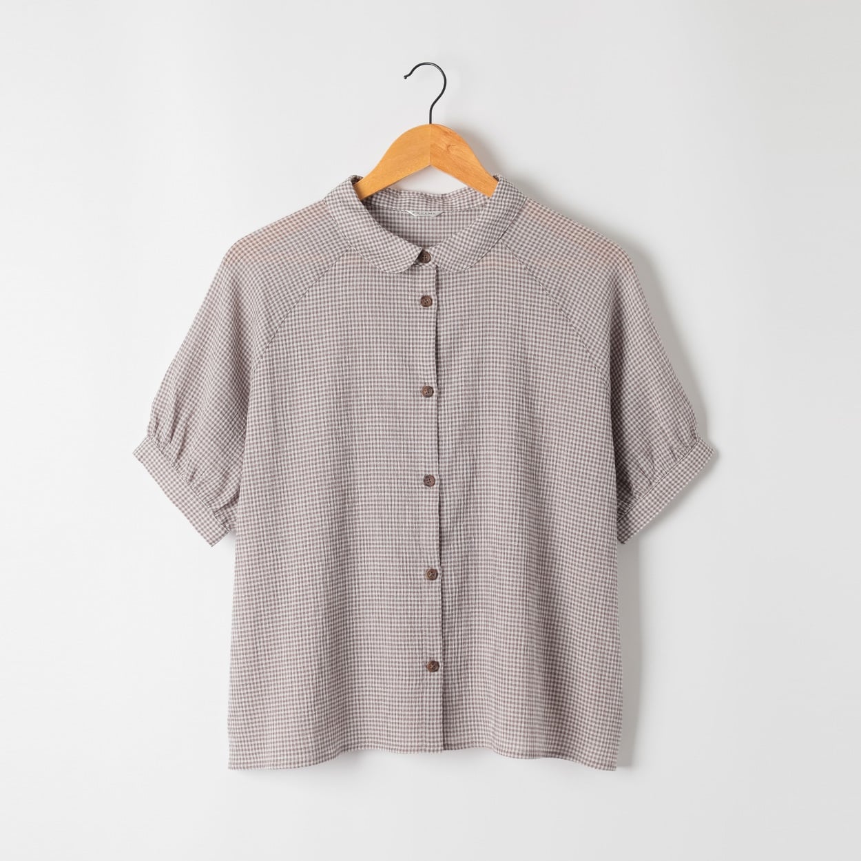 ラグラン丸襟ブラウス レディス Merrish Days(メリッシュ デイズ) DA261LJ365(コイチャ-XL)