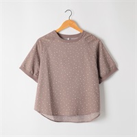 プリントTブラウス レディス Merrish Days(メリッシュ デイズ) DA261LJ366(チャ-M)