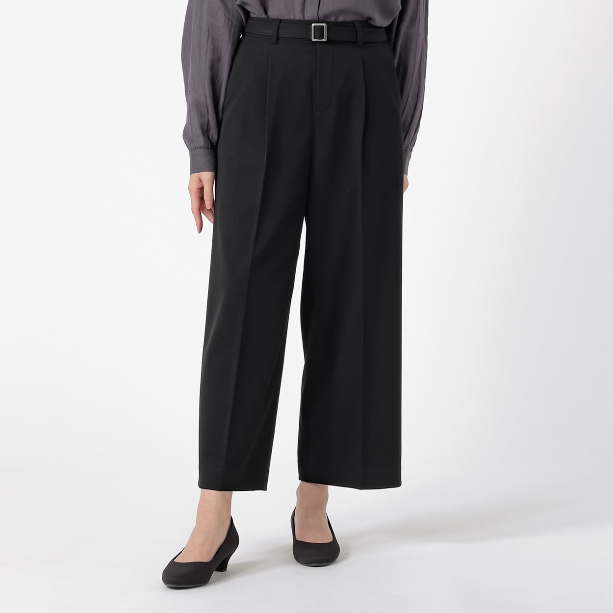TR2WAYワイドパンツ レディス ESSEME(エシーム) 391864(クロ-M)