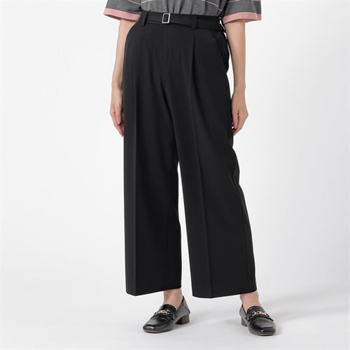 TR2WAYロングワイドパンツ レディス ESSEME(エシーム) 391865(クロ-M)