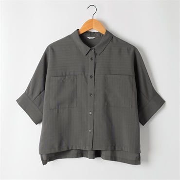 ビッグポケットカラーシャツ レディス ESSEME(エシーム) AE262LJ372J