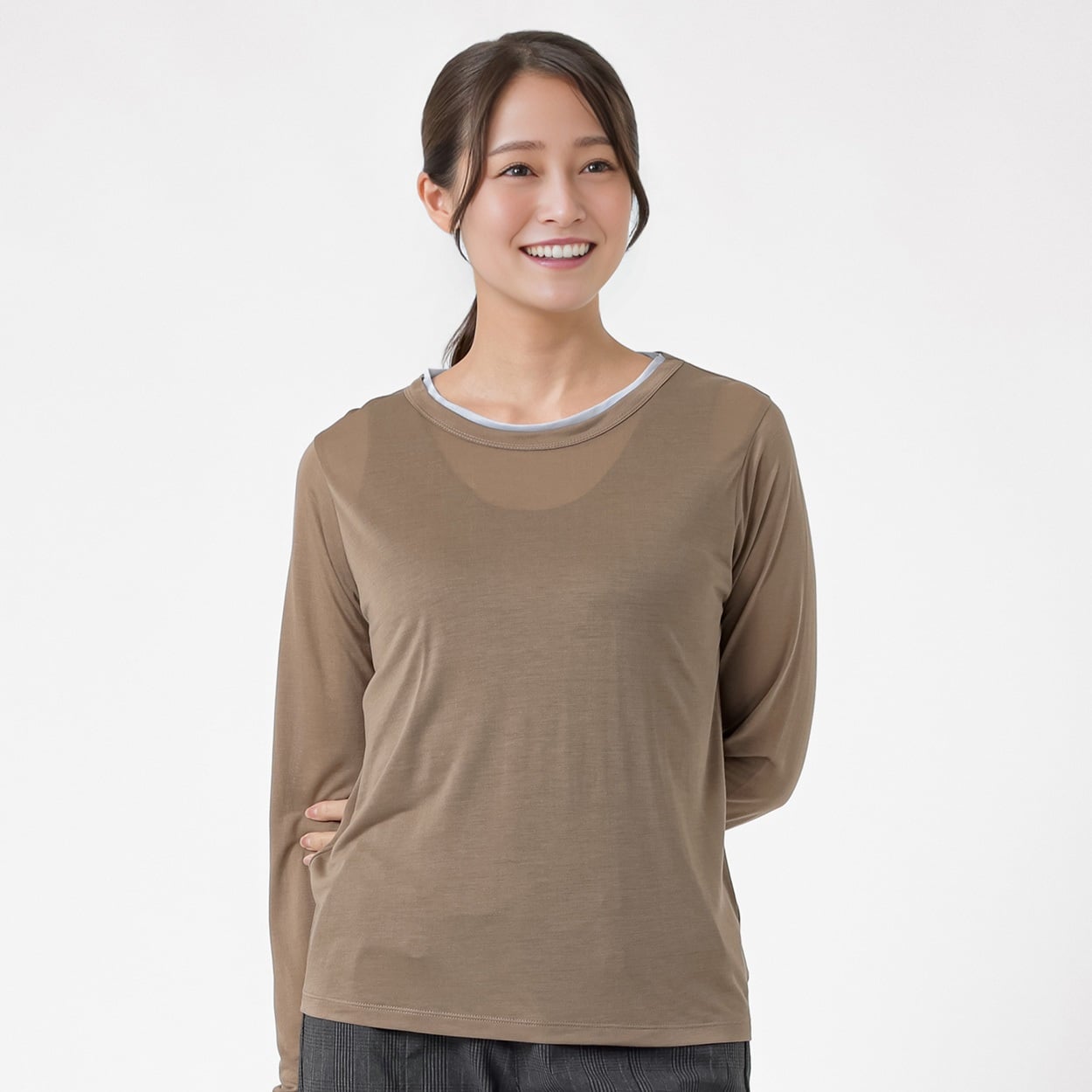 シアーインナー レディス ESSEME(エシーム) ESM26J046-TS(チャ-L)