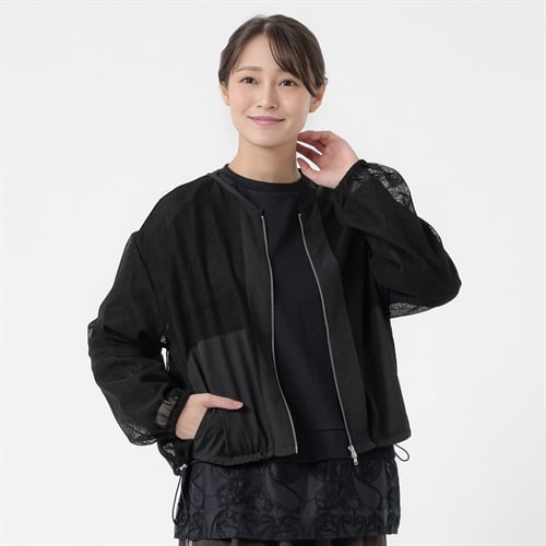 メッシュブルゾン レディス ESSEME(エシーム) 363168-CPN(クロ-M)