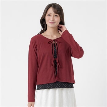 シアーカーデ×タンクトップセット レディス ESSEME(エシーム) ESM26J072-TS(アカ-M)