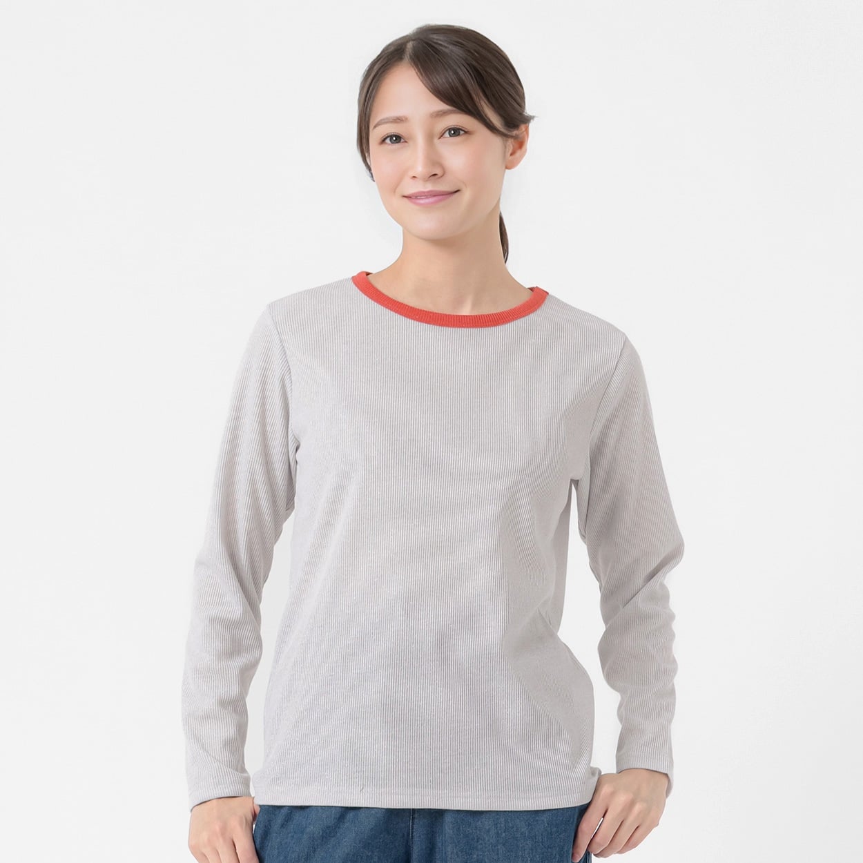 モイスト微ラメ配色インナー レディス ESSEME(エシーム) AE262HY387J(シロ-XL)