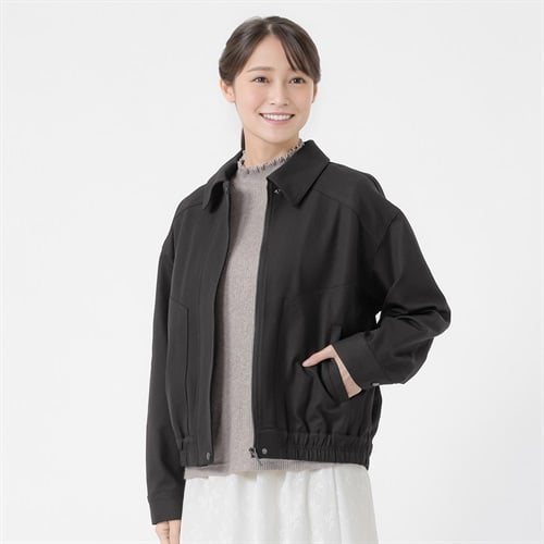 ストレッチ切替ワークブルゾン レディス ESSEME(エシーム) AE262LJ394J(クロ-M)
