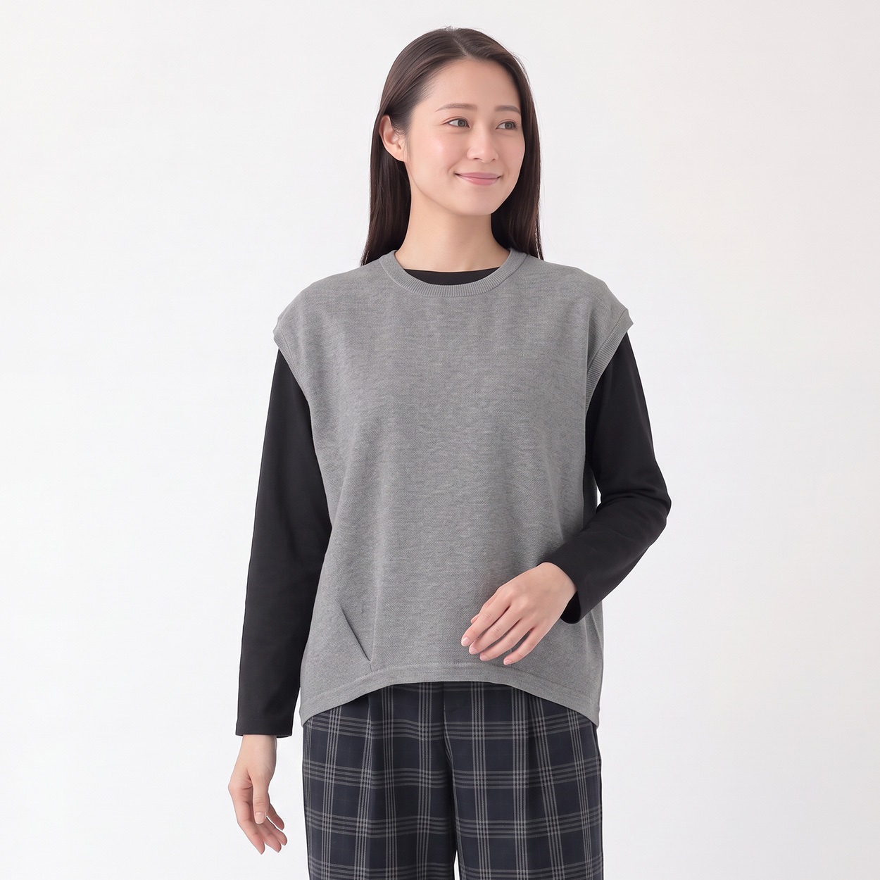 ミラノコクーンベスト レディス ESSEME(エシーム) 691560(ウスクロ-XL)