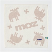 moz(モズ) モチーフ柄ハンカチ(シロ-フリー)