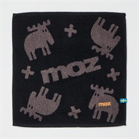 moz(モズ) モチーフ柄ハンカチ(クロ-フリー)