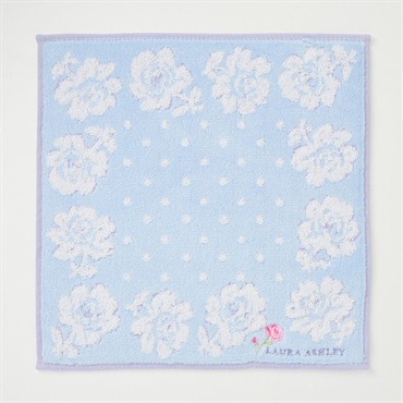 Laura Ashley(ローラ アシュレイ) タオル薔薇(アオ-フリー)