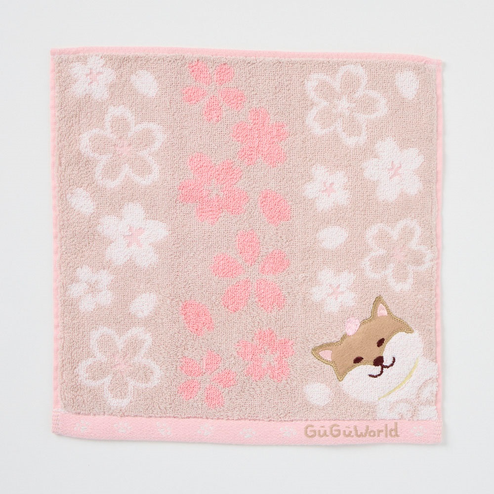 グーグー桜タオル 犬 | イオンスタイルオンライン 衣料品