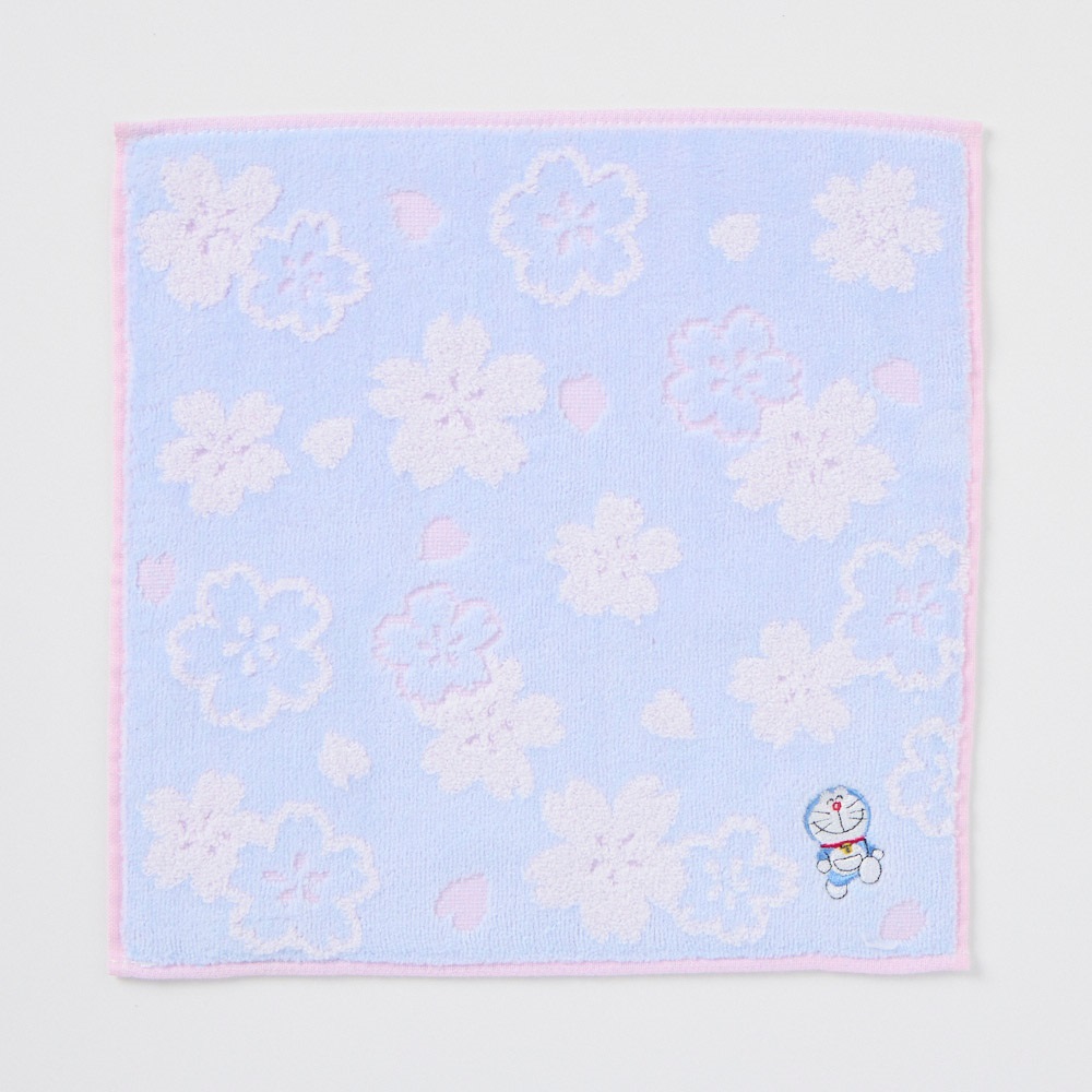 確認用1399新品　ドラえもん　桜　ハンドタオル　タオルハンカチ　どら焼き ドラえもん - ドラえもん のび太 桜ピンク ハンドタオル タオル