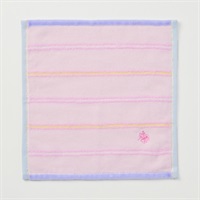 POLO BCS タオルハンカチボーダー(ウスアカ-フリー)