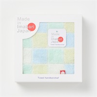 今治 箱入りハンカチ(ウスアオ-フリー)