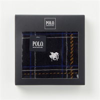 POLO BCS 紳士箱入りハンカチ(クロ-フリー)