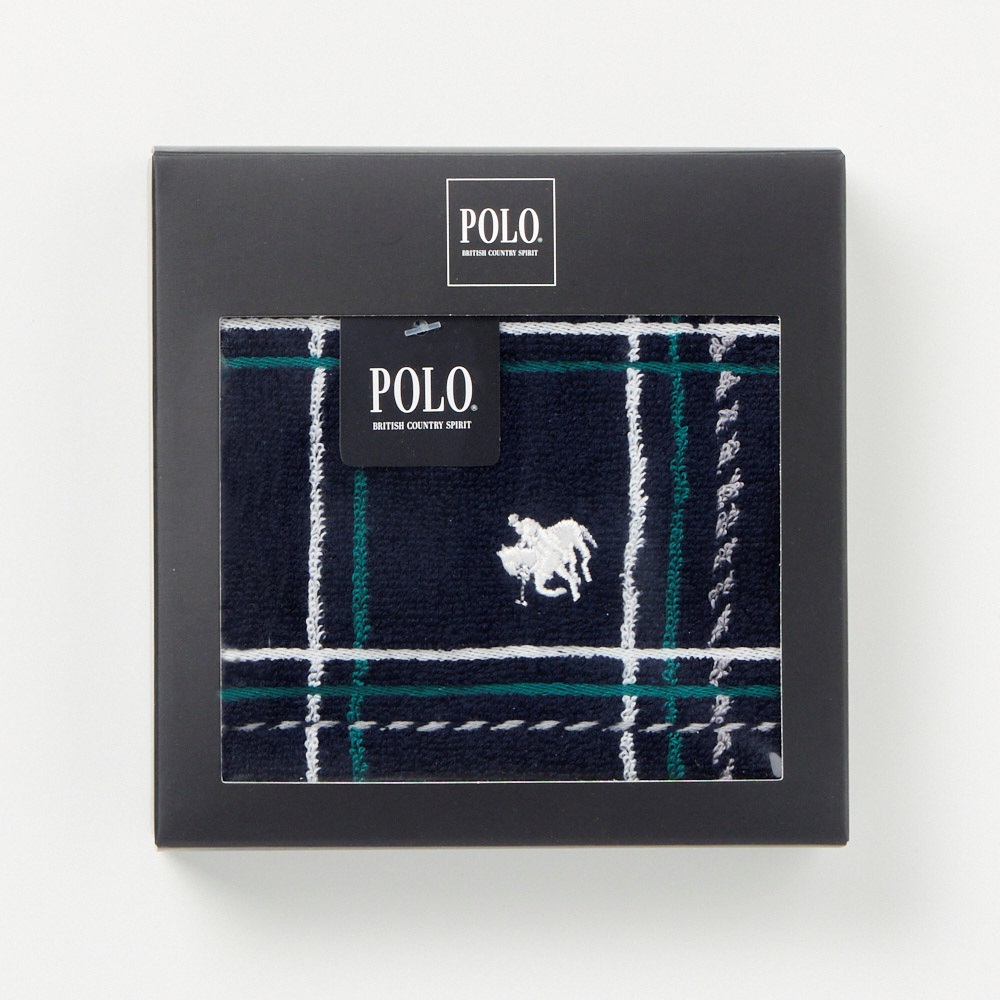 POLO BCS 紳士箱入りハンカチ(コイアオ-フリー)