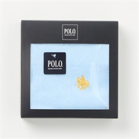 POLO BCS 紳士箱入りハンカチ(Ａウスアオ-フリー)