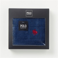 POLO BCS 紳士箱入りハンカチ(Ａアオ-フリー)