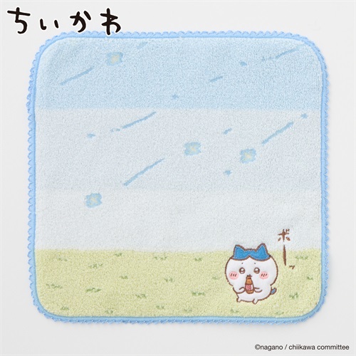 ちいかわタオルそよかぜ(アオ-フリー)