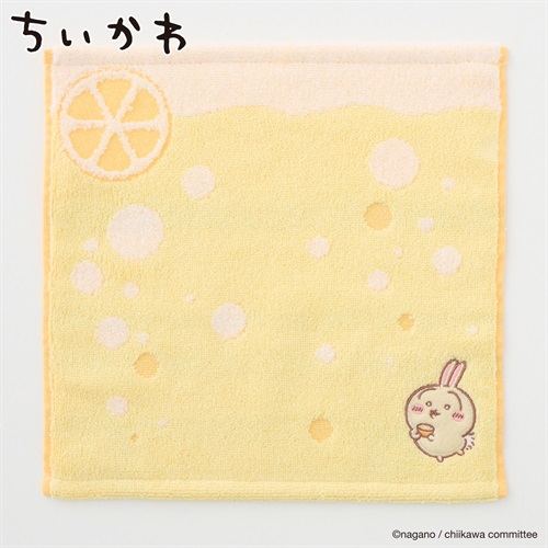 ちいかわタオルすっぱ(キイロ-フリー)