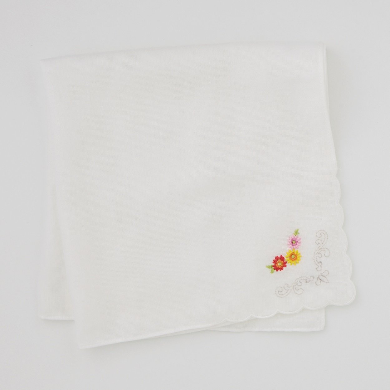 日比谷花壇誕生花ガーゼハンカチ | イオンスタイルオンライン 衣料品