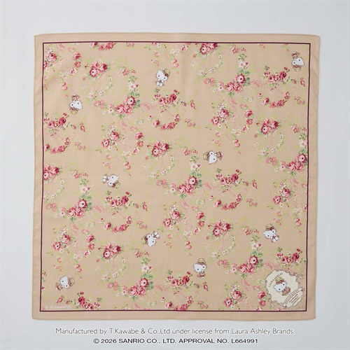 ハローキティ ローラ アシュレイ×ハローキティ」 サンリオショップ限定 外箱欠品 Laura Ashley(ローラ アシュレイ) ハローキティ ハンカチ | イオン