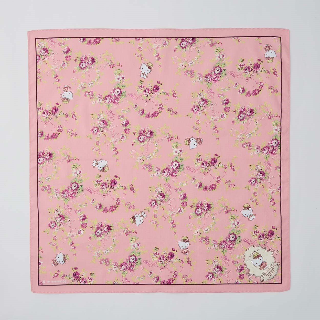 Laura Ashley(ローラ アシュレイ) キティハンカチ | イオンスタイル