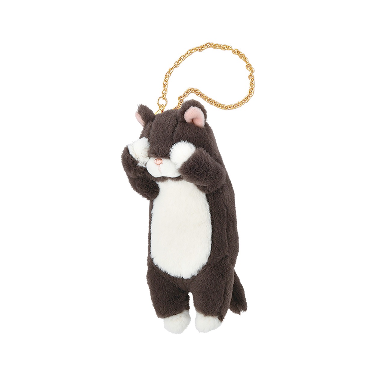 くびねっこ リールマスコット(クロネコ-フリー)