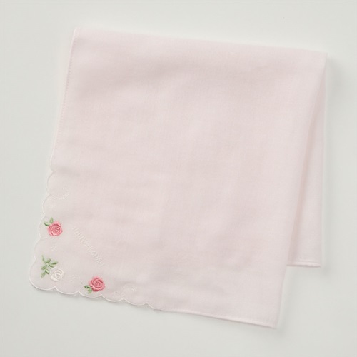 日比谷花壇ガーゼ刺繍花(ウスアカ-フリー)