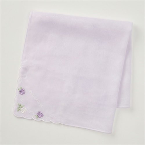 日比谷花壇ガーゼ刺繍花(ウスムラサキ-フリー)
