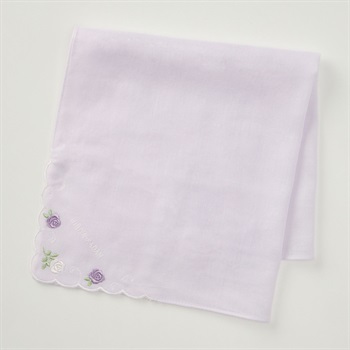 日比谷花壇ガーゼ刺繍花(ウスムラサキ-フリー)