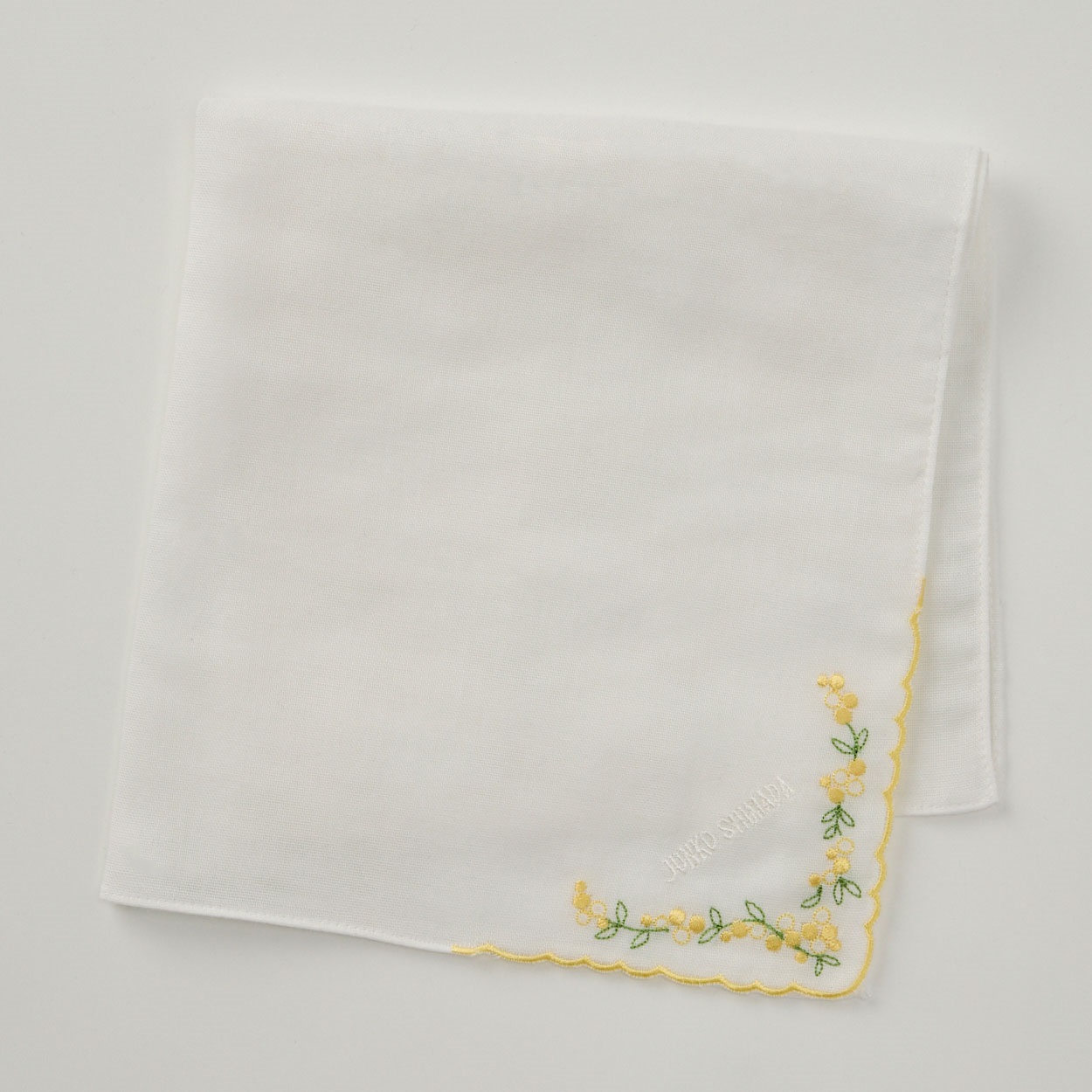 激レア♥️JohnGalliano刺繍装飾ハンチング 日本製 RUNE 内藤ルネ カンカン帽の少女 ハンカチ シェニール織 23cm