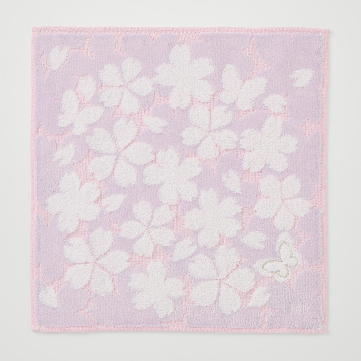 HANAE MORI(ハナエモリ) 桜タオルハンカチ 蝶 | イオンスタイル