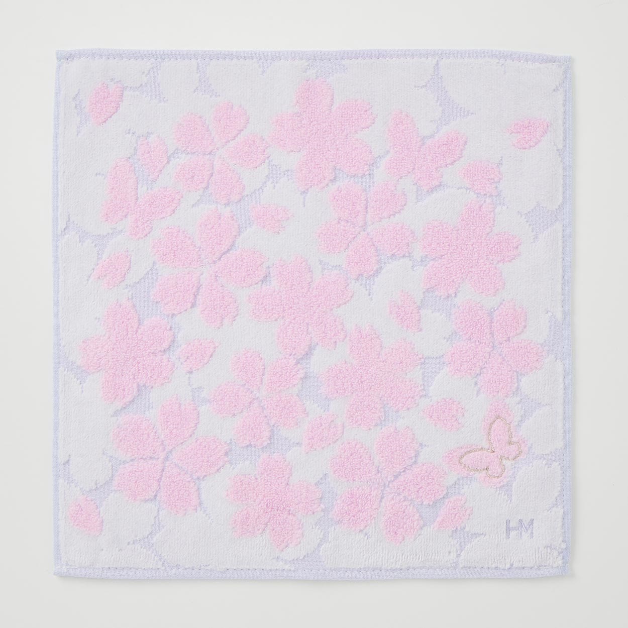 HANAE MORI(ハナエモリ) 桜タオルハンカチ 蝶 | イオンスタイル